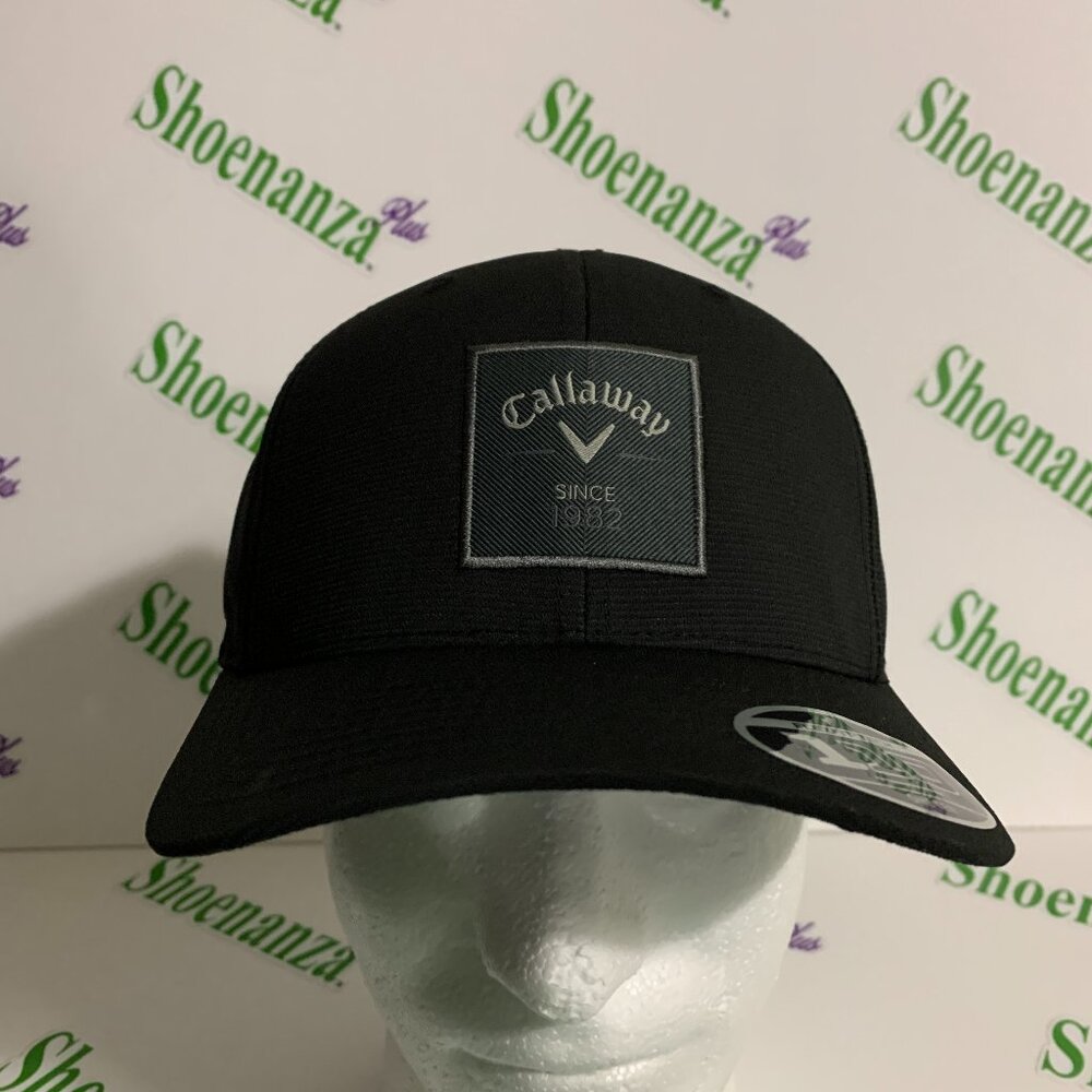 Callaway Hat Rutherford Black 21 Golf Adjustable Snapback Cap Gray One Size